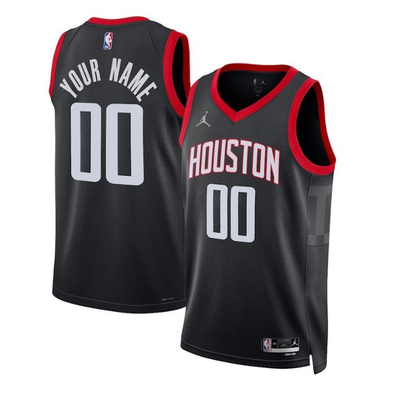 Houston Rockets  Unisex 2023 NBA Jersey - Statement Edition - Black