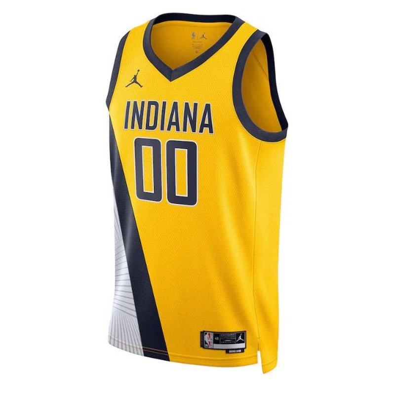 Indiana Pacers Unisex 2023 NBA Jersey - Statement Edition - Yellow