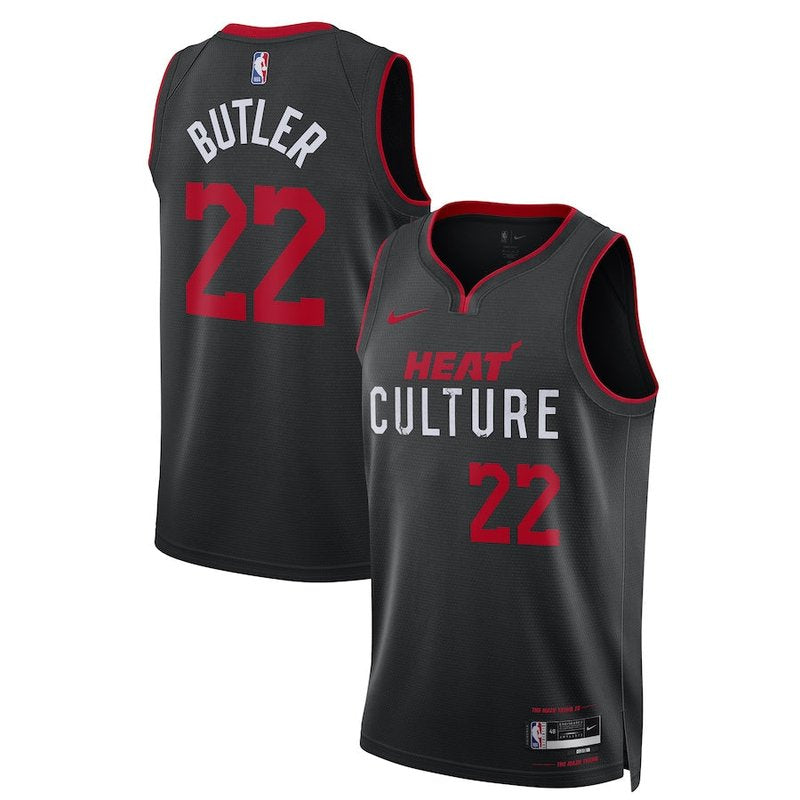 Jimmy Butler Miami Heat Unisex 23/24 NBA Jersey - Black - City Edition