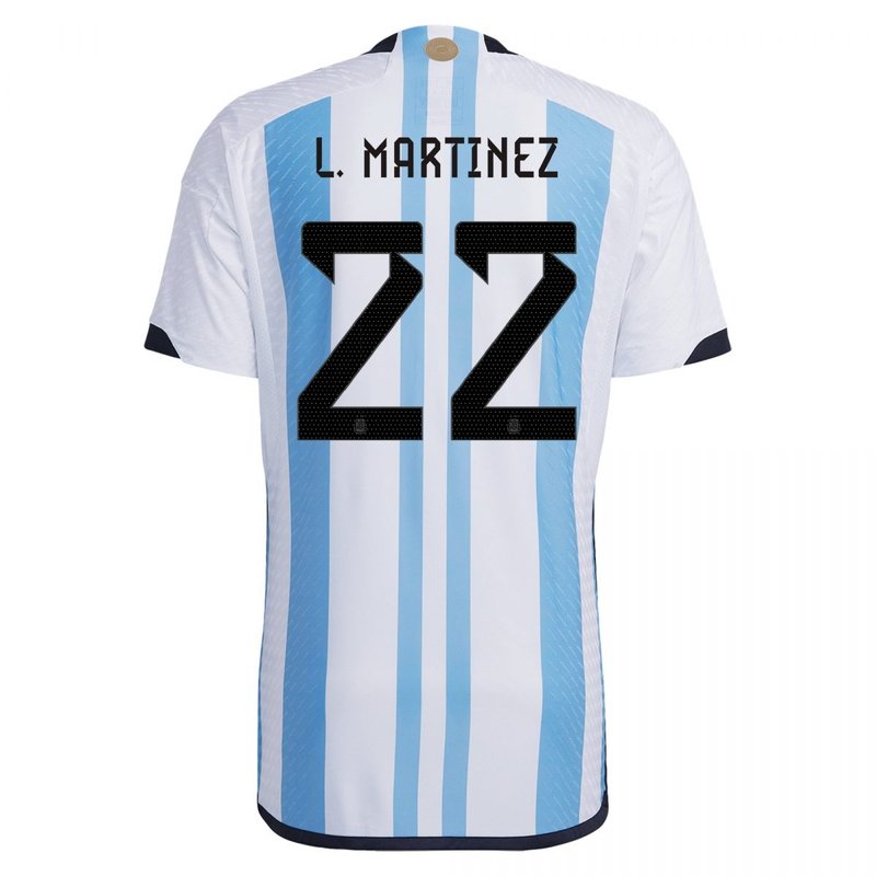 Lautaro Mart��nez Argentina 22/23 I Home Jersey - Player Version