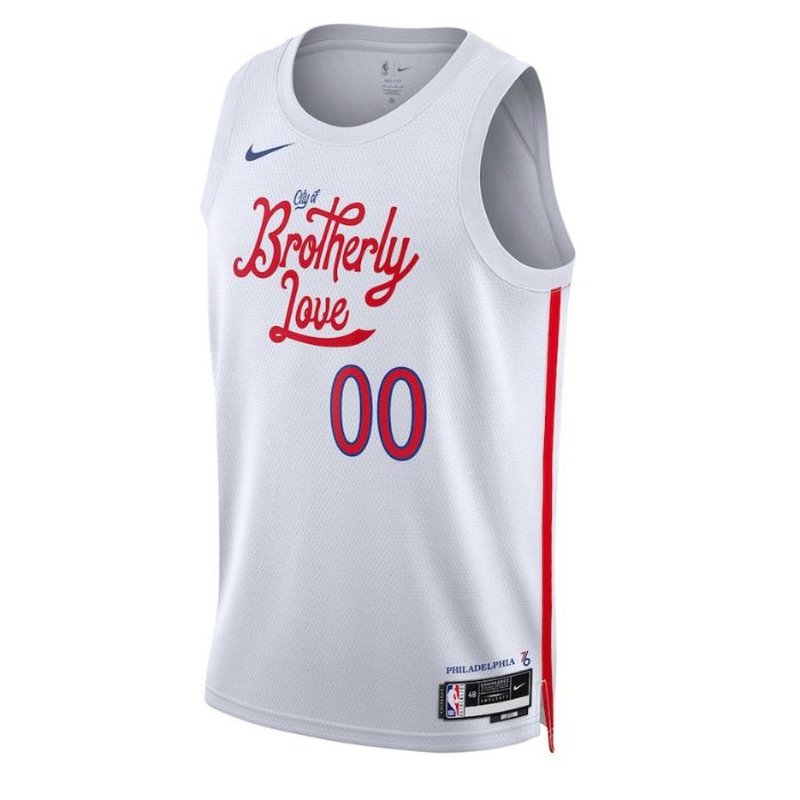 Philadelphia 76ers Unisex 2023 NBA Jersey - City Edition - White