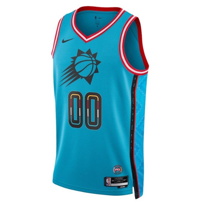 Phoenix Suns Unisex 2023 NBA Jersey - City Edition - Turquoise