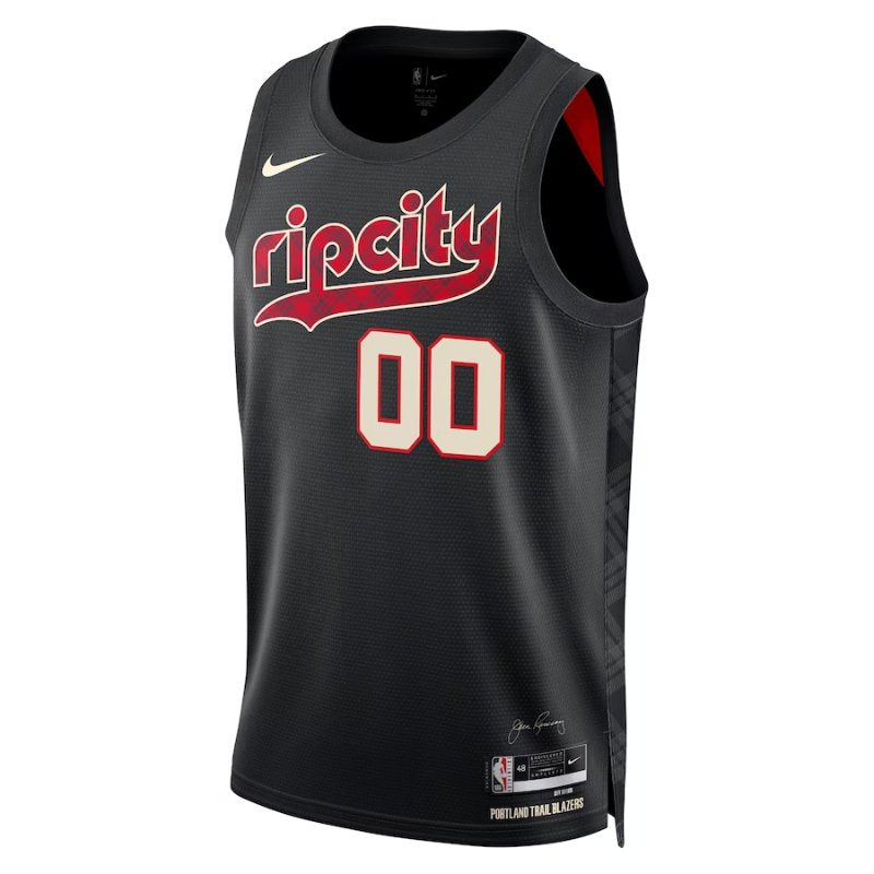 Portland Trail Blazers Unisex 23/24 NBA Jersey - Black - City Edition