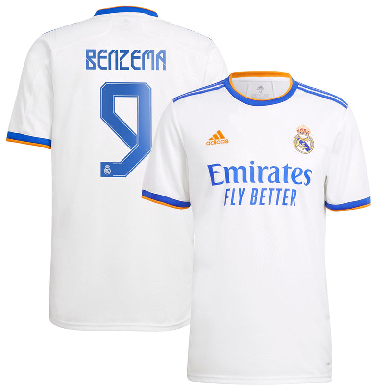 Camisola Real Madrid Principal 21/22 - Benzema 9 - (Entrega Imediata)