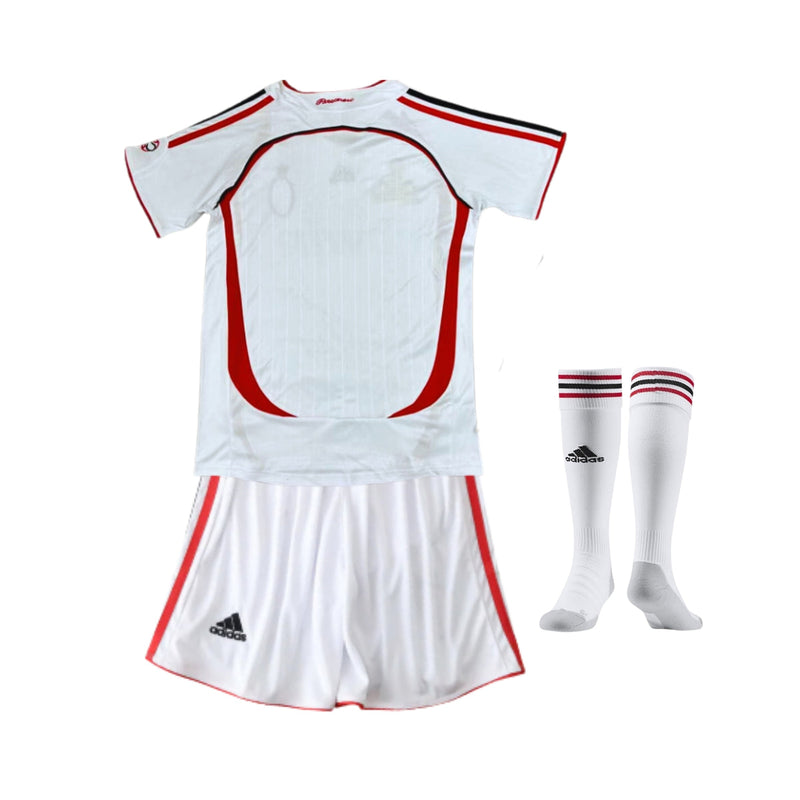 Kit de Criança - AC Milan Alternativa 06/07 - Final da Liga dos Campeões Com Meias