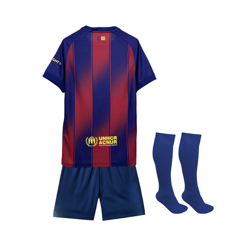 Kit de Criança - Barcelona Principal 25/26 Com Meias (cópia)