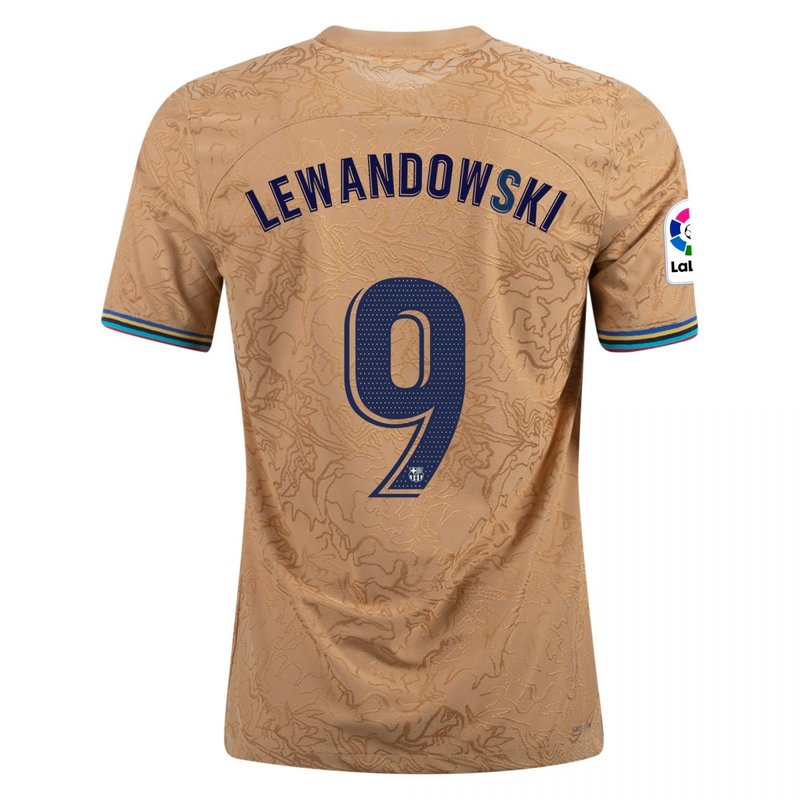 Robert Lewandowski Barcelona 22/23 II Away Jersey - Player Version