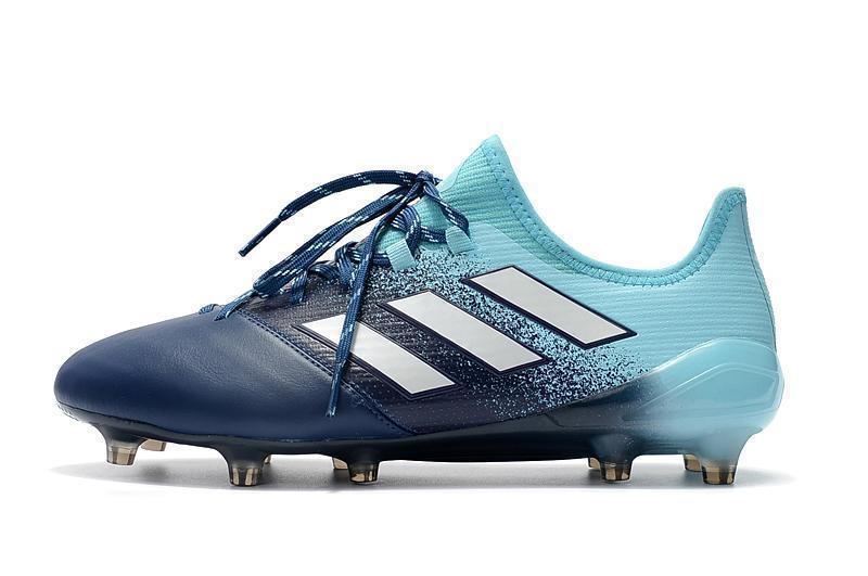 Adidas ACE FG Soccer Cleats Blue White Skyblue