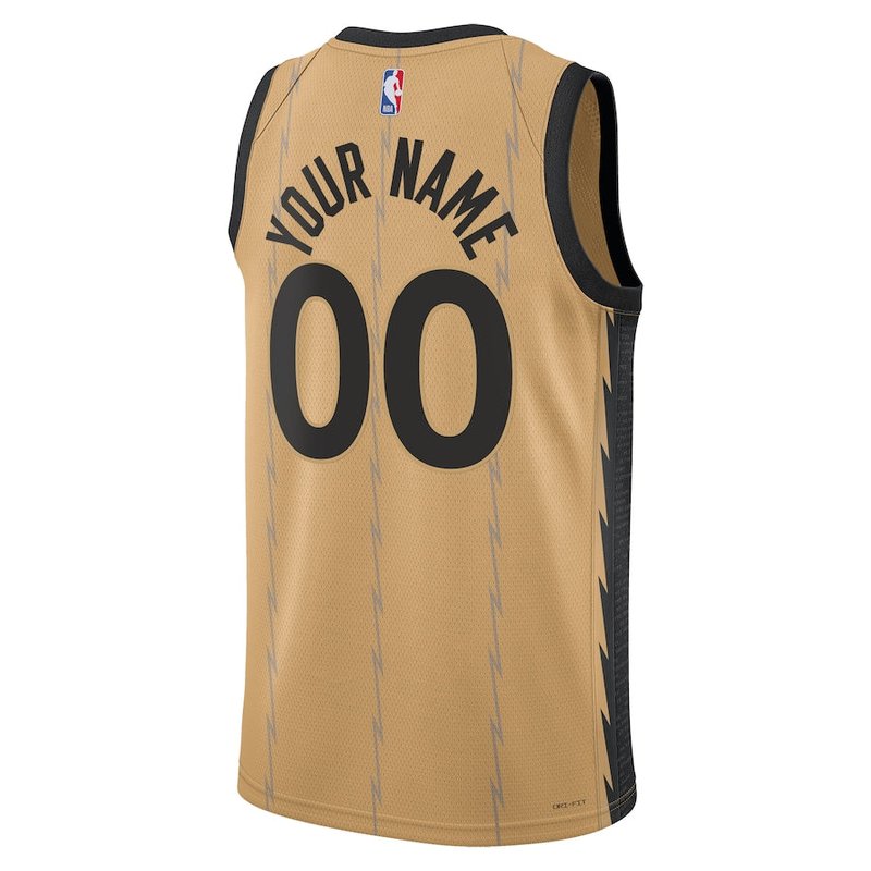 Toronto Raptors Unisex 23/24 NBA Jersey - Gold - City Edition