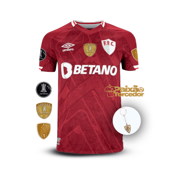 Fluminense Third 2023/24 Patchs Libertadores - Fan Version - Imagem 1
