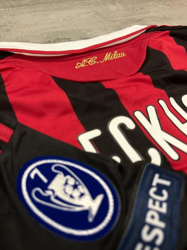 Milan Home Retro Long Sleeve 2009/10 - Imagem 6