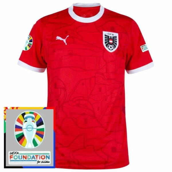 Austria Home Jersey 2024/25 - Imagem 4