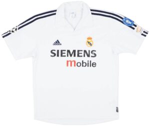 Real Madrid Home Retro Jersey 2002/03