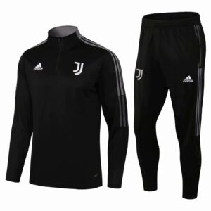 Kit Juventus Short Zipper All Black