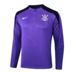 Kit Corinthians Short Zipper Training Purple 2024/25 - Imagem 3