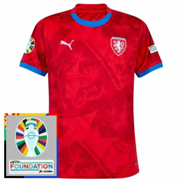 Czech Republic Home Jersey 2024/25 - Imagem 2