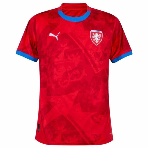 Czech Republic Home Jersey 2024/25 - Imagem 1