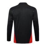 Kit AC Milan Short Zipper Training Black - Imagem 5