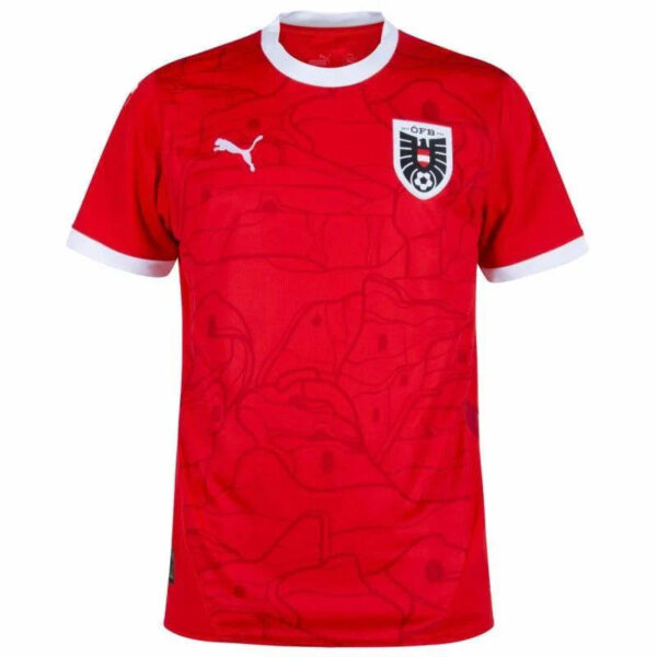 Austria Home Jersey 2024/25 - Imagem 1