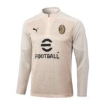 Kit AC Milan Short Zipper Training Beige - Imagem 3