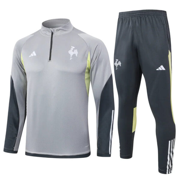 Kit Atlético MG Short Zipper Training Grey - Imagem 1
