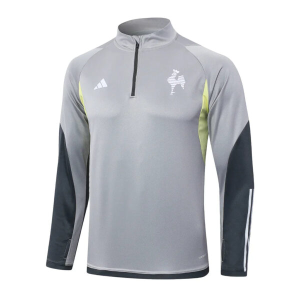 Kit Atlético MG Short Zipper Training Grey - Imagem 3