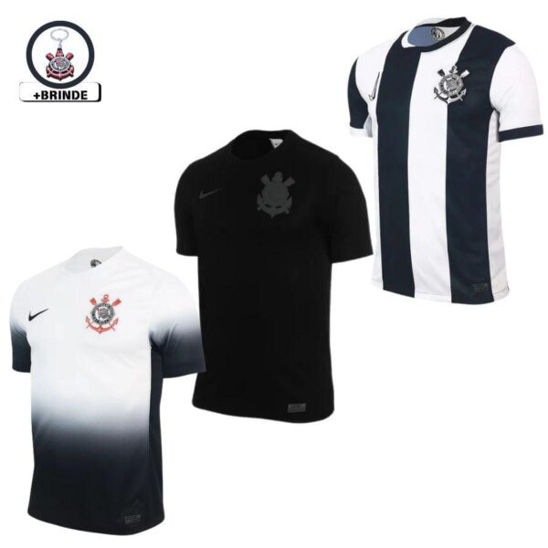 BRINDE-2024-09-20T165824.523 Kit 3 Jersey Corinthians Home, Away e Third 2024/25 - Imagem 1