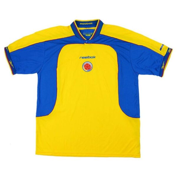 Retro Colombia Home Jersey 2001-02 Campeón Copa America - Imagem 1