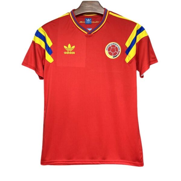 Retro Colombia Away Jersey 1990-91 Valderrama - Imagem 1