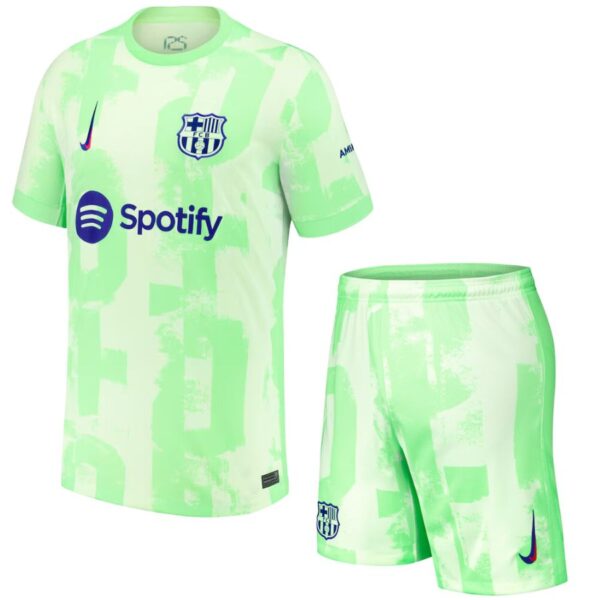 Kids KIT Barcelona Third Jersey 2024/25 - Imagem 1