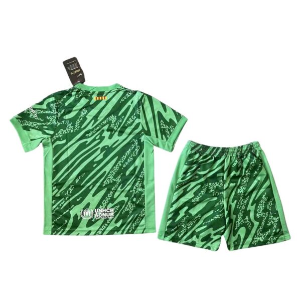 Kids KIT Barcelona GK 2 Fan Jersey 2024/25 - Imagem 2