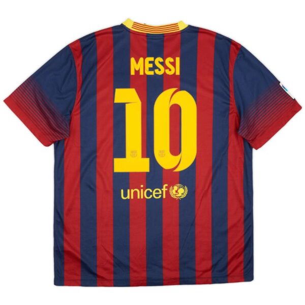 Messi #10 Barcelona Home Retro Jersey 2013/14 - Imagem 1