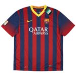 Messi #10 Barcelona Home Retro Jersey 2013/14 - Imagem 2