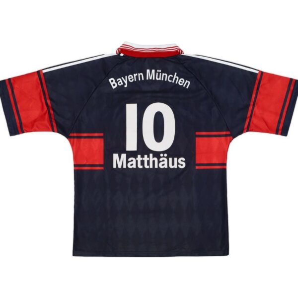 Matthäus #10 Bayern Munich Home Retro Jersey 1997/99 - Imagem 1