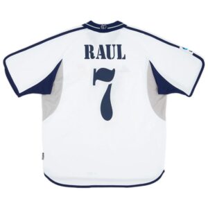 Raul #7 Real Madrid Home Retro Jersey 2000/01