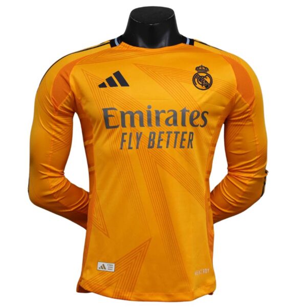 Real Madrid Away Long Sleeve Authentic Player 2024/25 - Imagem 1