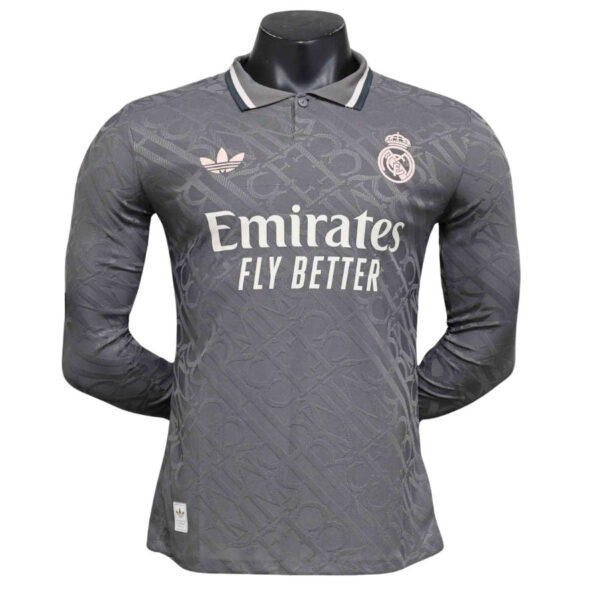 BRINDE-2024-11-22T210650.725 Real Madrid Third Authentic Player Long Sleeve 2024/25 - Imagem 1