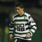 Cristiano Ronaldo #28 Sporting Home Retro Jersey 2002/03 - Imagem 2