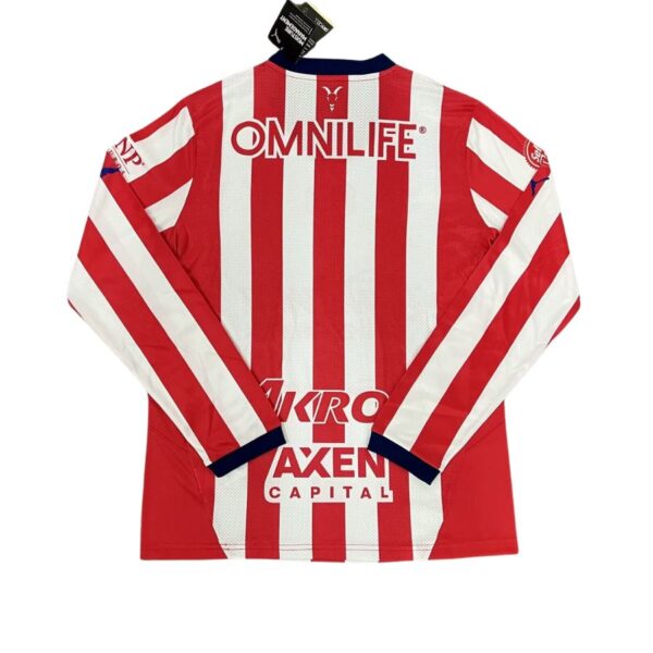 Chivas de Guadalajara Home Long Sleeve Fan Jersey 2024/25 - Imagem 2