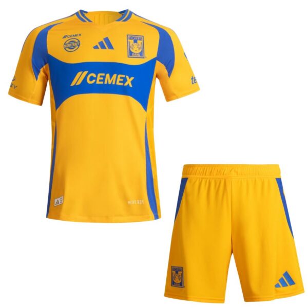Kids KIT Tigres Home Fan Jersey 2024/25 - Imagem 1