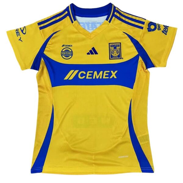 BRINDE-2024-12-12T185004.376 Tigres Home Fan Jersey Women's 2024/25 - Imagem 1