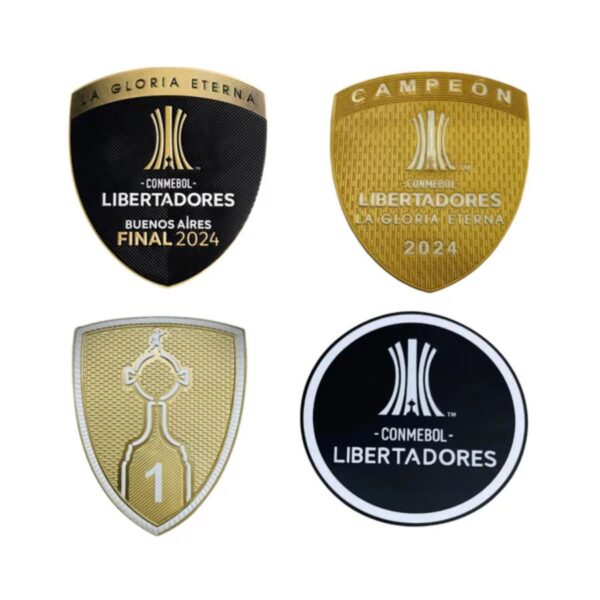Kit 4 Patchs Libertadores Botafogo 2024 - Imagem 1