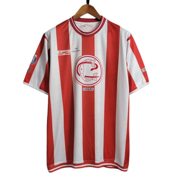 Retro Chivas de Guadalajara Home Fan Jersey Centenary 1906/2006 - Imagem 1