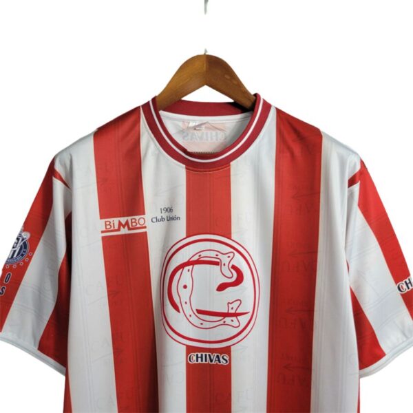 Retro Chivas de Guadalajara Home Fan Jersey Centenary 1906/2006 - Imagem 3