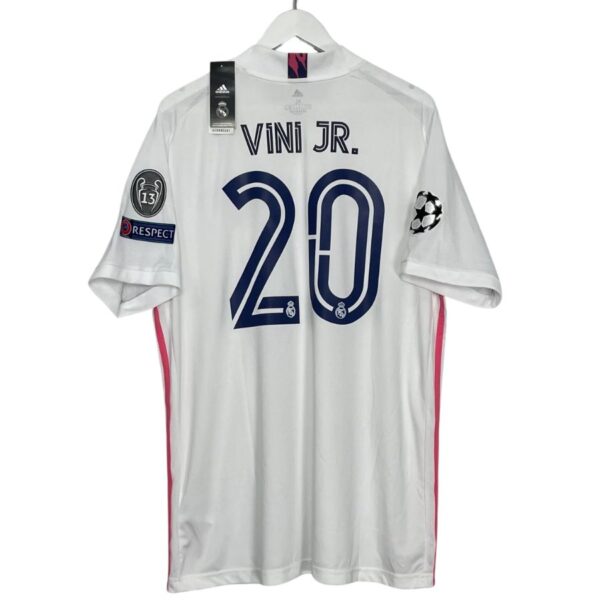 Real Madrid Home Fan Jersey 2020/21  Vini Jr. 20 - Imagem 1