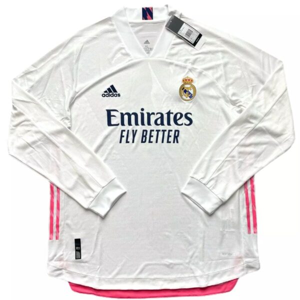 Real Madrid Home Long Sleeve Fan Jersey 2020/21 Vini Jr. 20 - Imagem 5