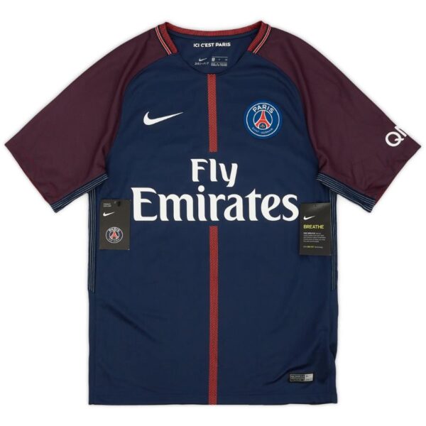 PSG Retro Home  2017/18 Fan Jersey Neymar Jr 10 - Imagem 2