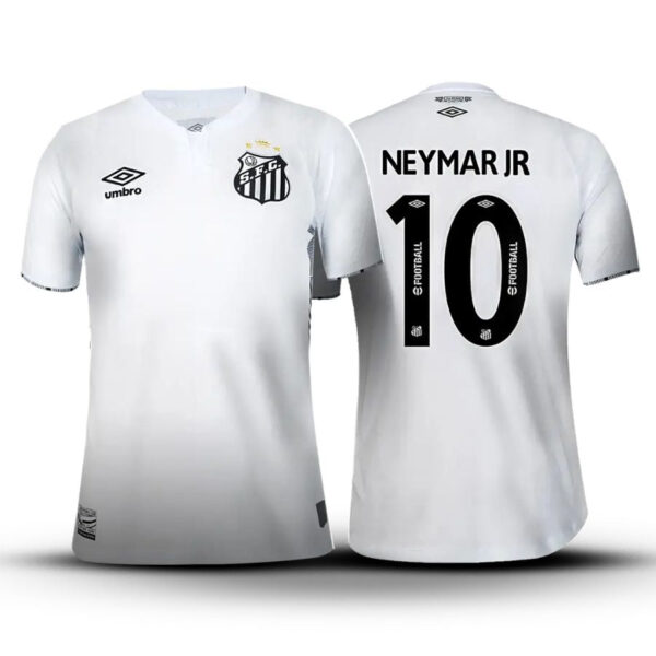 Santos Neymar JR 10 Home Fan Jersey 2024/25 - Imagem 1