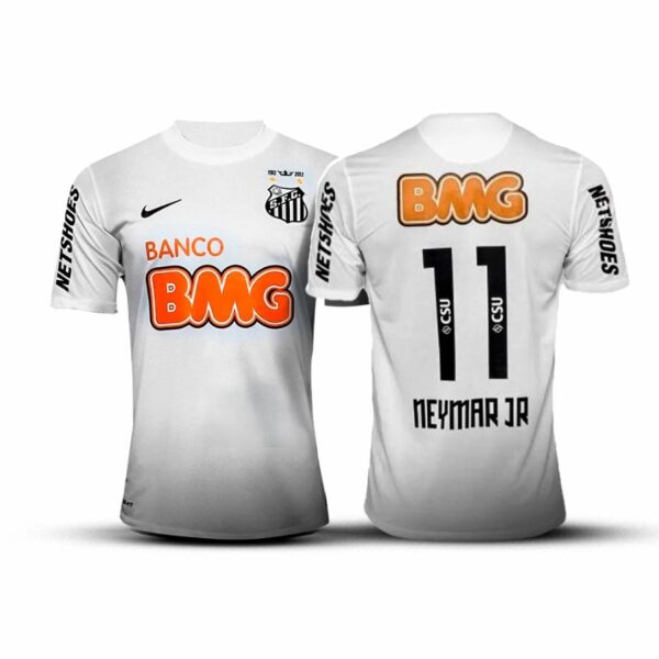 Santos Retro Home 2012/13 Fan Jersey Neymar Jr 11 - Imagem 1