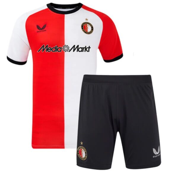 Kids KIT Feyenoord Home Jersey 2024/25 - Imagem 1
